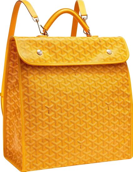 yellow goyard backpack|Goyard grailed yellow.